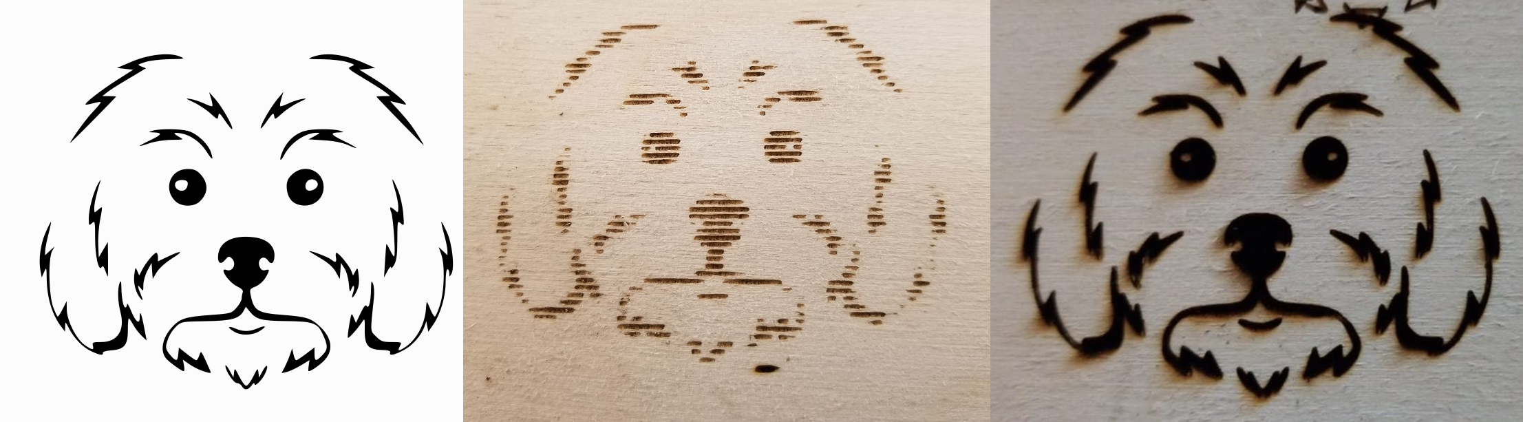 sample laser engraving